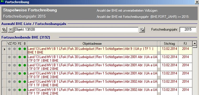 Final Tasks for the Database "Datenspeicher Wald 2"